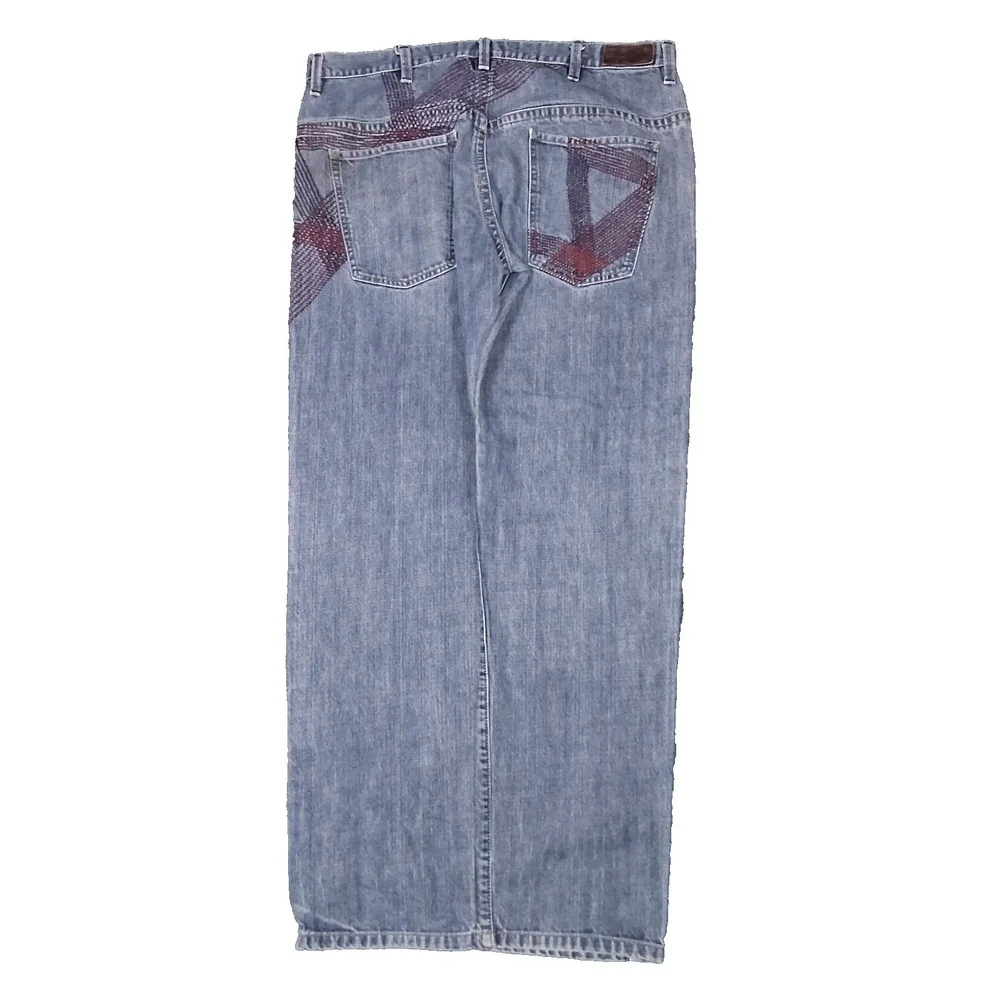 Vtg Sean John Embroidered Jeans Mens 36 X 33